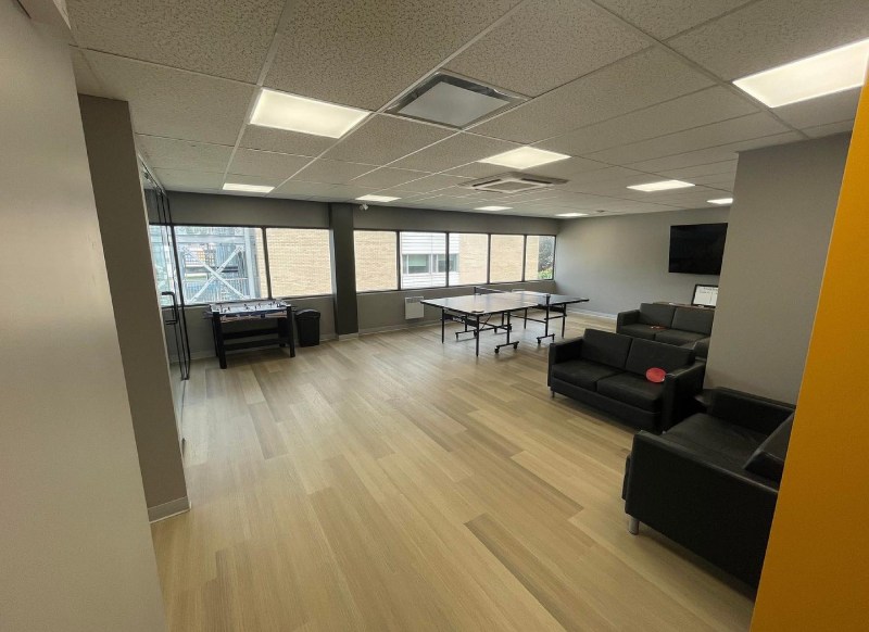 Laporte – Aménagement de bureaux commerciaux, réalisé par CLG Construction